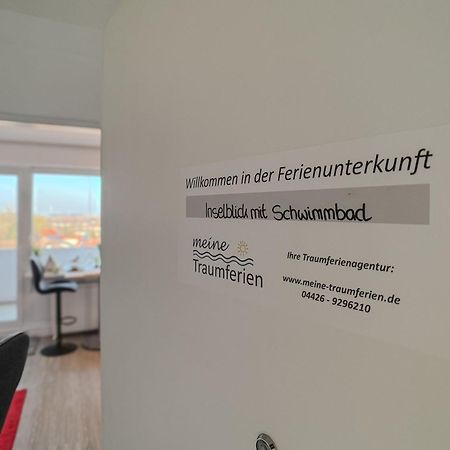Fewo Inselblick Mit Schwimmbad - Horumersiel Exterior foto